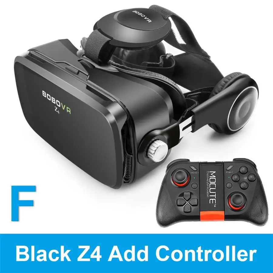 Z4-BK-MOCUTE-050 Очки виртуальной реальности BOBOVR Z4 мини очки виртуальной реальности VR очки 2,0 3d очки виртуальной реальности vr шлем картон bobo vr z4 VR гарнитура для 4,3-6,0 дюймовых смартфонов - Цвет: Z4-BK-MOCUTE-050