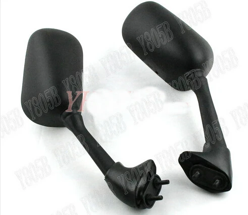 Black Motorcycle Side Mirrors For Yamaha YZF R6 2008 2009 2010 2011 2012 2013 YZF600 08-13 | Автомобили и мотоциклы