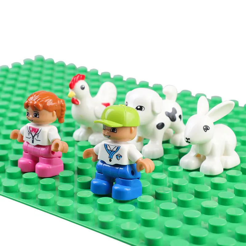 Большие частицы фигурки и животные DIY строительные блоки аксессуары MOC собранные
