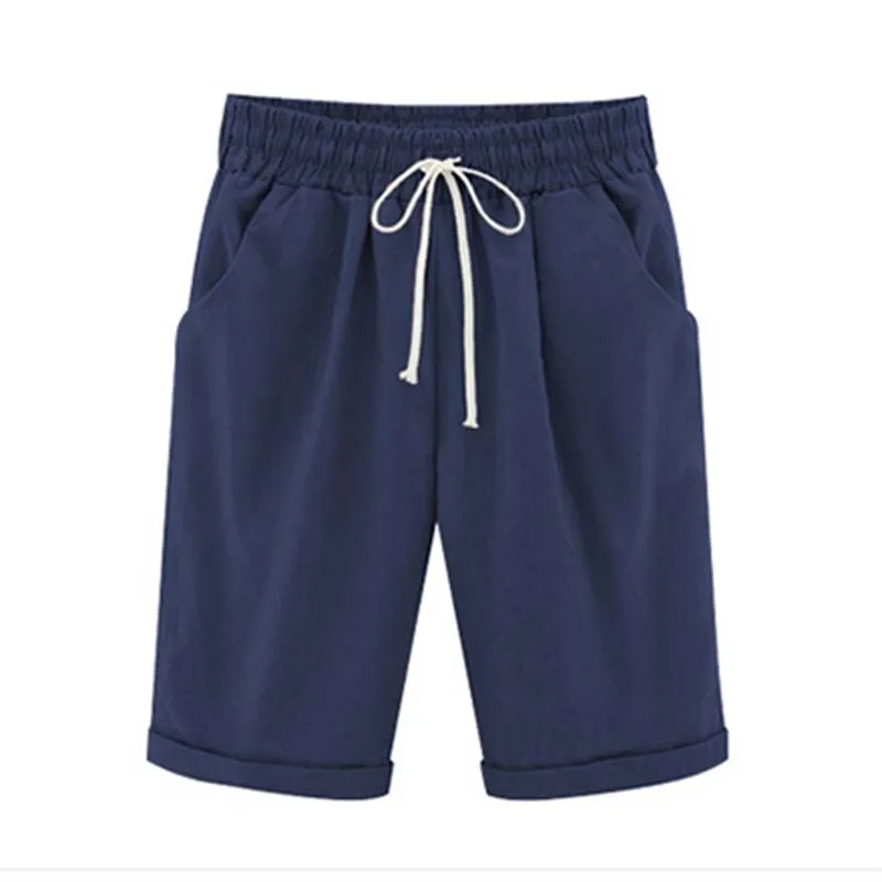 Женские брюки 2020 Популярные летние повседневные однотонные шаровары с высокой