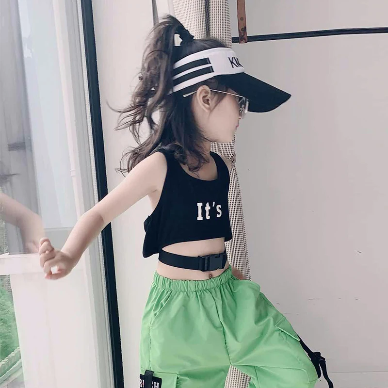 Офисный жилет для девочек 2019 г. Новая Летняя короткая футболка без рукавов с