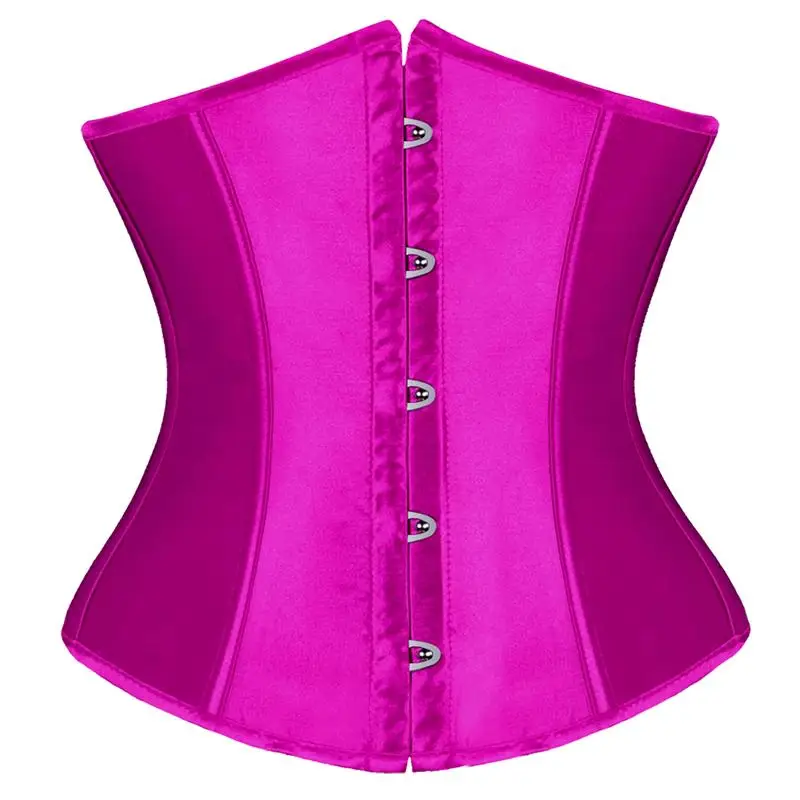 VOCOLE готический винтажный атласный корсет с косточками и бюстье тренировочный