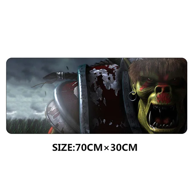 7 Warcraft III, 70x30 см, XL, игровой коврик для мыши, замороженный трон, скоростной Профессиональный коврик для ноутбука, большой фиксирующий край, коврик для мыши - Цвет: 7