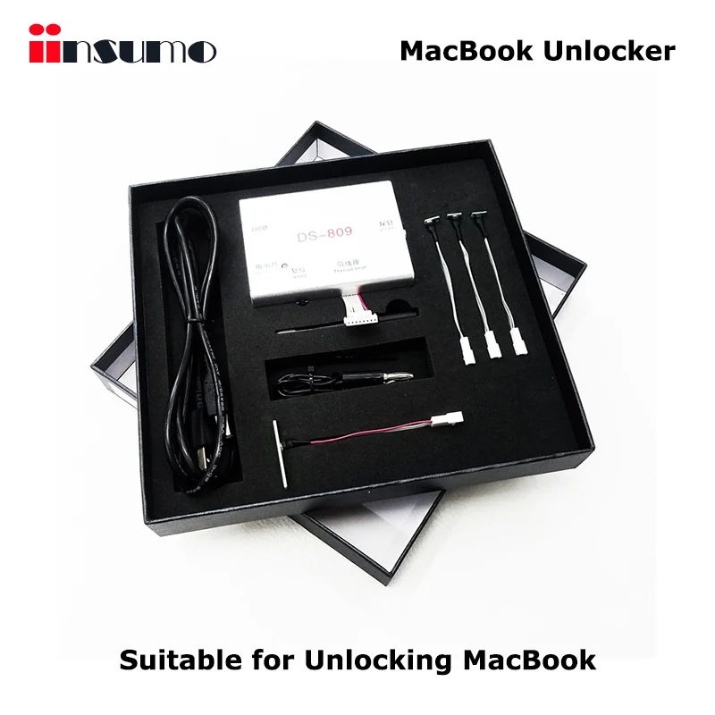 DS-809 EFI замок разблокировка EFI биос разблокировка инструмент для ремонта Macbook iMac Air SPI rom IC чтение записи DS809 для Macbook icloud SN