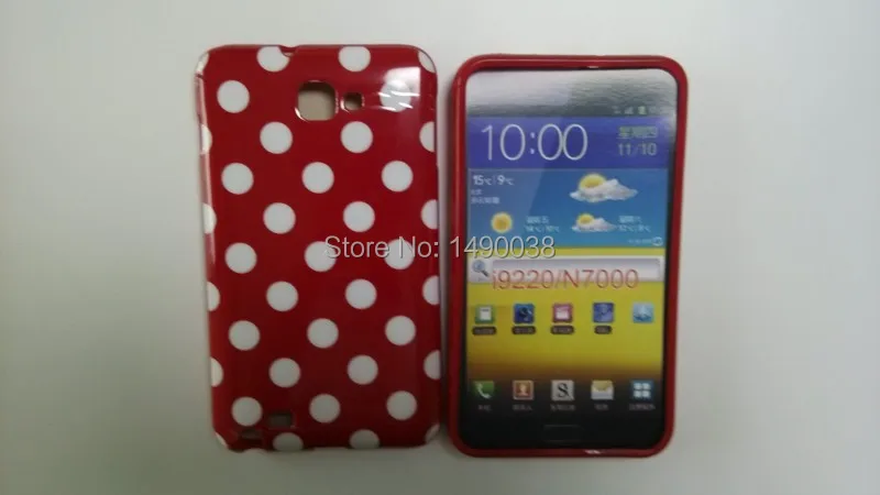 Лидер продаж Прекрасный горошек мягкий ТПУ чехол для мобильного телефона samsung