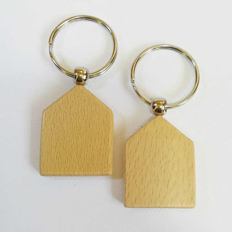 10 шт. деревянные Брелоки для ключей сделай сам | Украшения и аксессуары