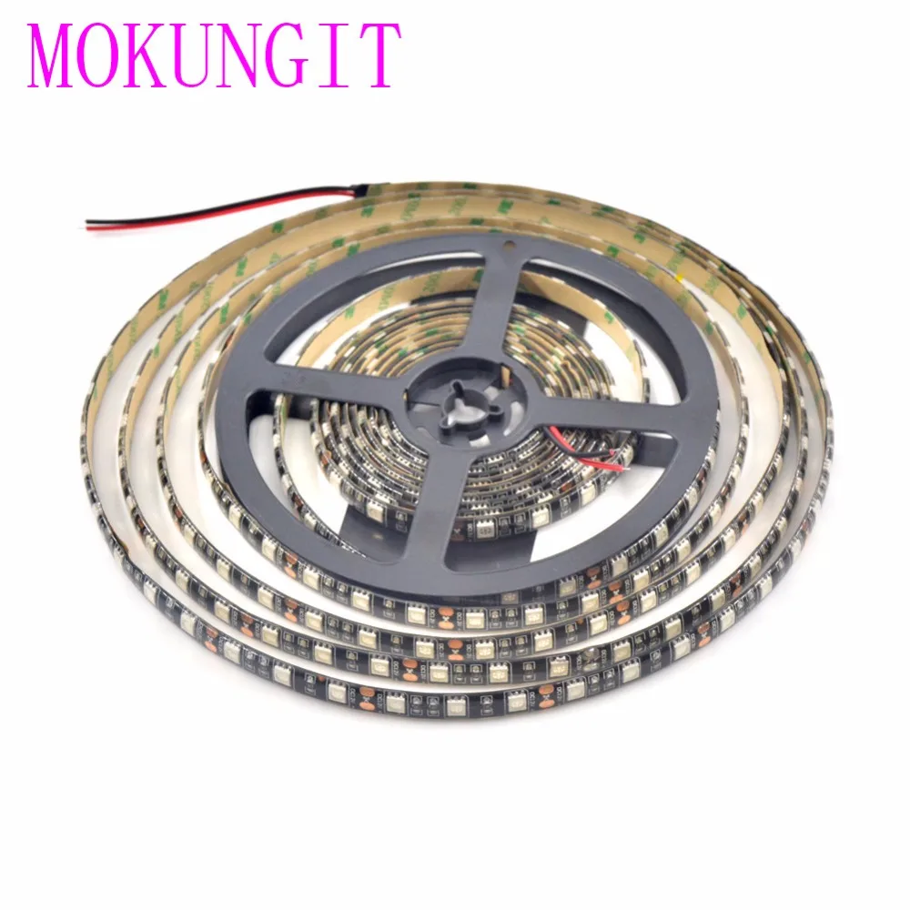 Mokungit 50M 60 pcs/m 300 LEDs 5050 SMD red color LED Flexible Strip ribbon Light DC12V Not Waterproof for Home Garden | Лампы и