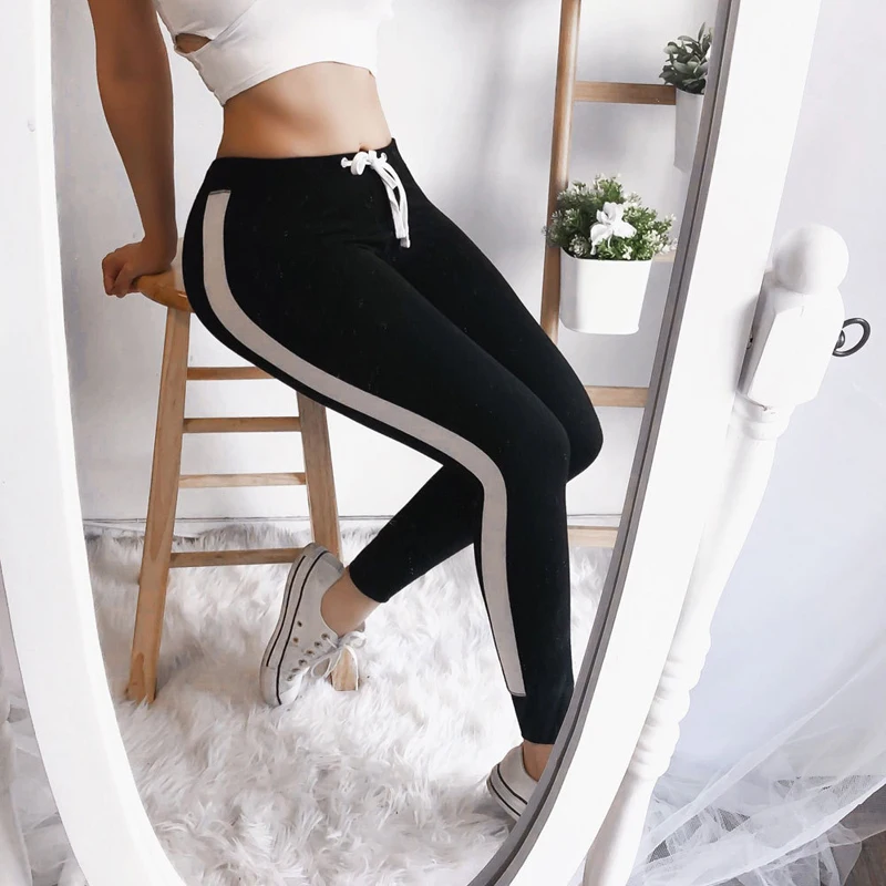 Сексуальные модные повседневные штаны с прострочкой новые стильные облегающие