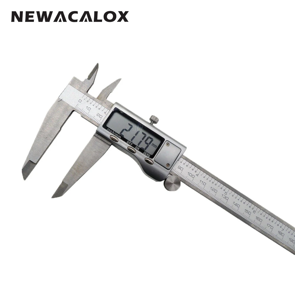 Штангенциркуль цифровой NEWACALOX 0 12 дюймов/300 мм из нержавеющей стали|digital caliper|measuring