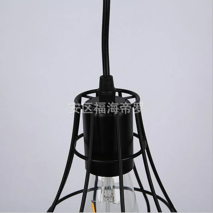 Креативная люстра в стиле лофт для интерьера потолочная лампа железный