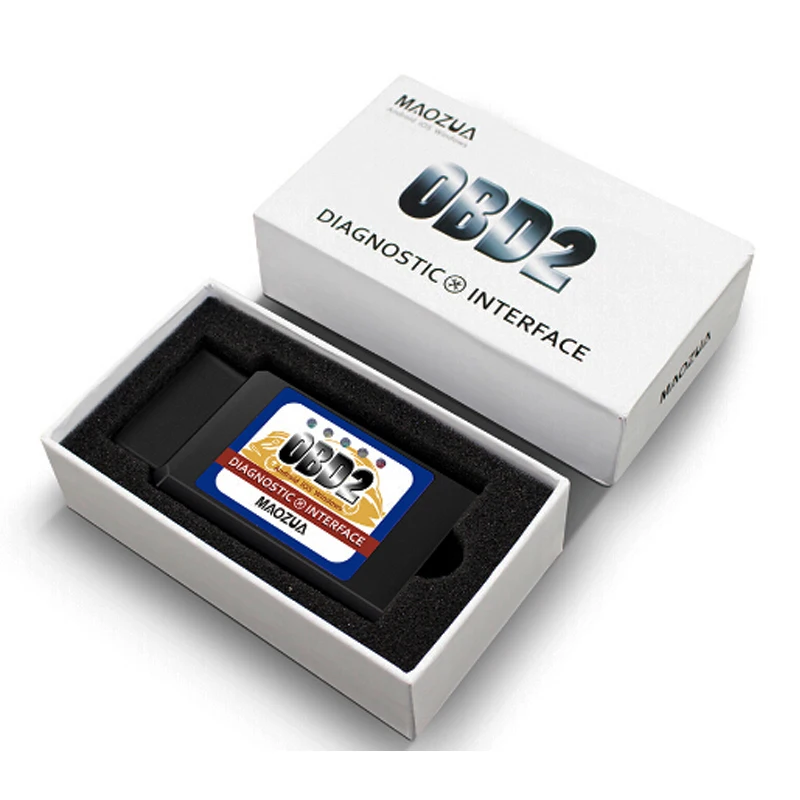 Считыватель кодов Maozua OBD2 ELM327 Bluetooth V1.5 для iPhone Android OBDII сканер автомобиля OBD 2 ELM 327 в 1
