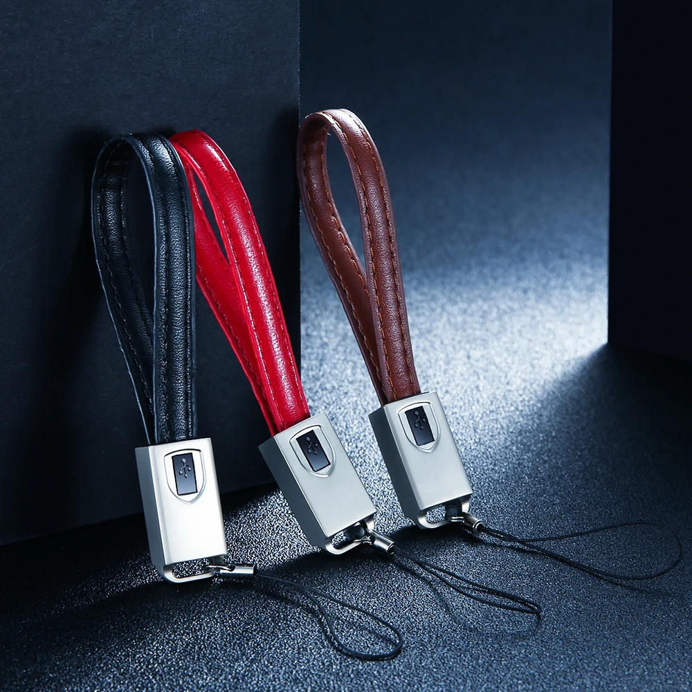 Брелок 2 в 1 Micro Usb кабель для iPhone X Xr Xs Max 8 7 6 S зарядное устройство Шнур Быстрая
