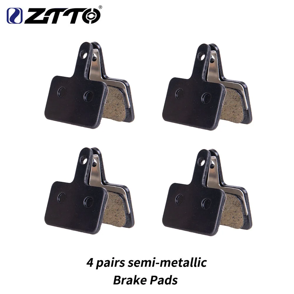 4pairs Semi For 355 ZTTO MTB велосипедные полуметаллические полные тормозные колодки для M575 M495 M486 M485 M355 M395 M315 подходят для TEKTRO велосипедные дисковые Тормозные колодки 4 пары - Цвет: 4pairs Semi For 355
