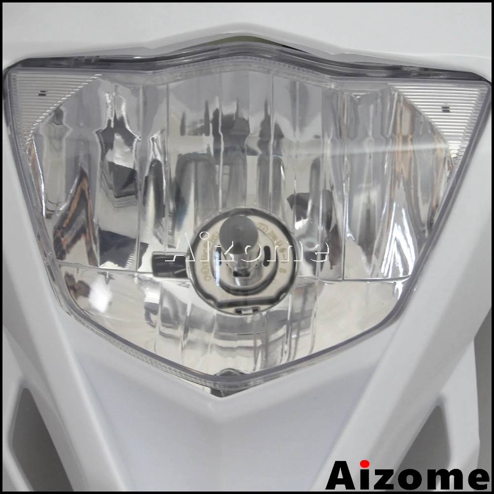 Универсальный мотоциклетный налобный фонарь 35 Вт для Yamaha WR250F WR450F Kawasaki KLX KX