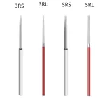 10 шт., иглы для микроблейдинга, для бровей