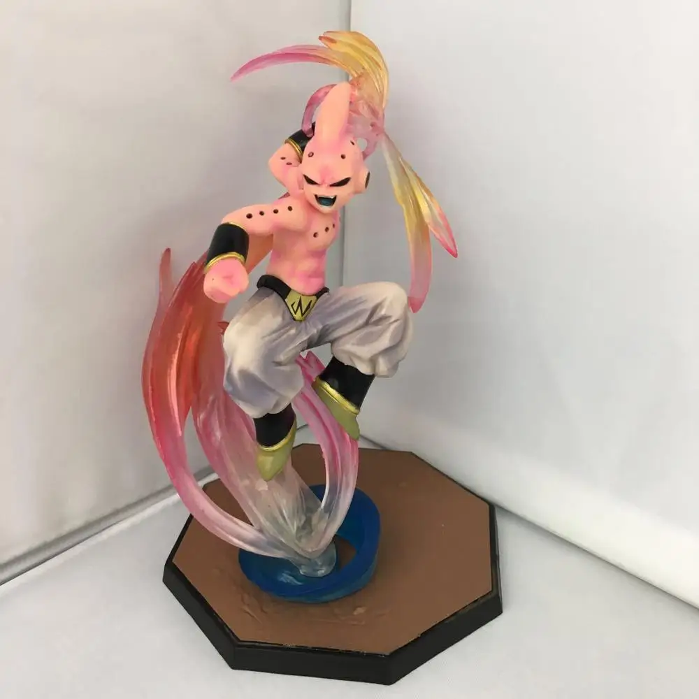 Dragon Ball Z Majin Buu Goku Fighter конечной формы стоящий вер. ПВХ фигурка DBZ Goku Buu модель 18 см - Цвет: Opp Bag