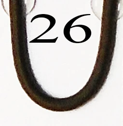 Color 26 ZIEENE 1 ярд диаметр 3 мм круглые эластичные шнуры тянущаяся резиновая веревка нейлон для браслета бусины полоски для волос шнурки 112 цветов - Цвет: Color 26