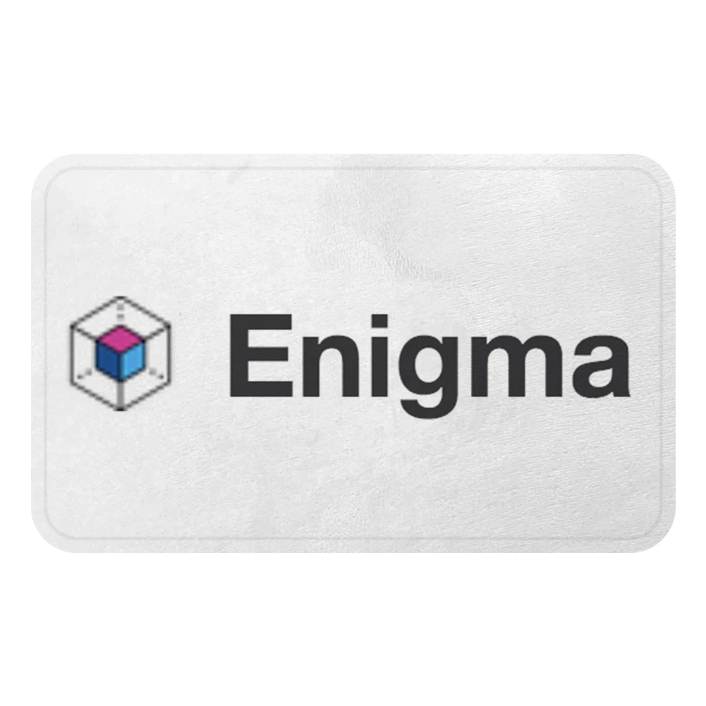 Enigma RIF Bibox Bitcoin BTC ETH Crypto Art классный коврик для ванной декоративный