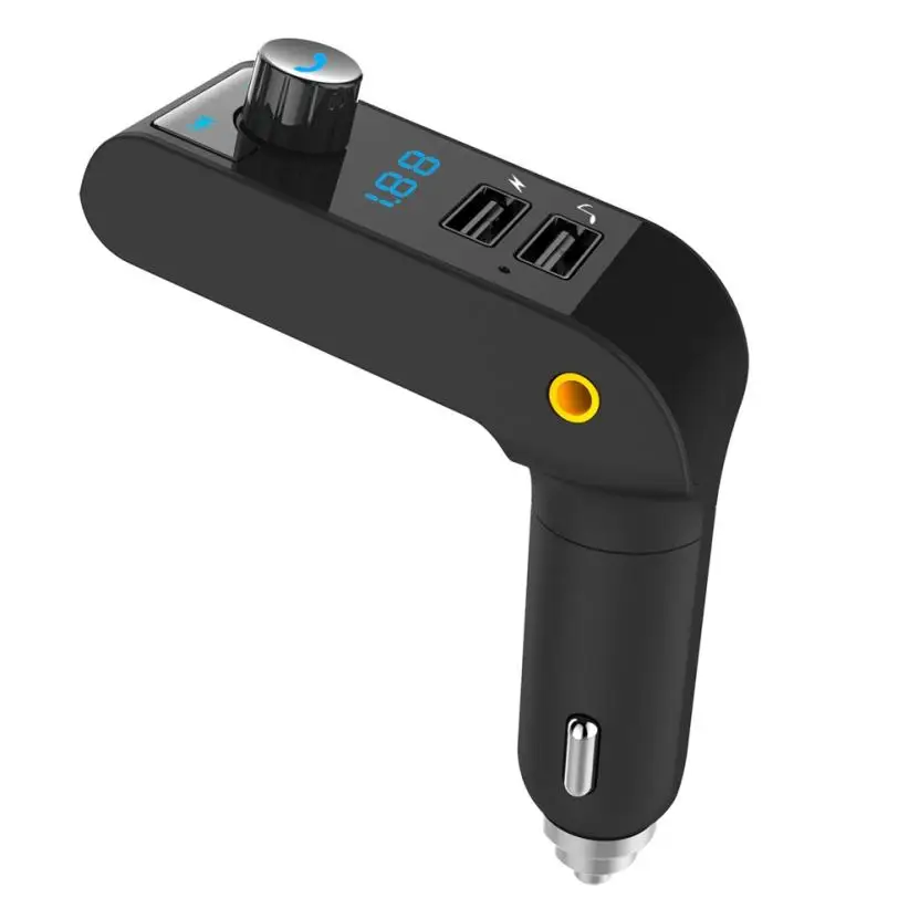 Hiperdeal Новый 2018 HK202 Bluetooth Hands-free автомобильный комплект fm-передатчик MP3-плеер USB