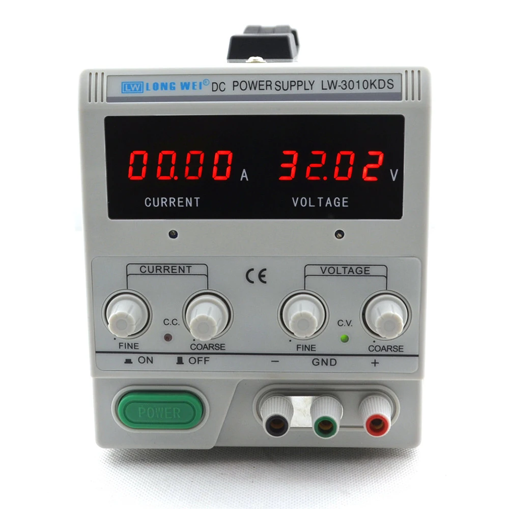 Дисплей 4 цифры 3010KDS 0-30 V/0-10A 220v 0,01 V/0.01A светодиодный цифровой Регулируемый переключатель DC источник питания mA Многофункциональная Защита