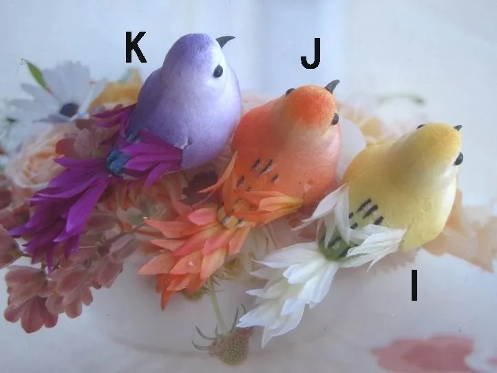 24 шт. X 3 &quot искусственный пена птицы орнамент декоративные ремесло новый DIY (