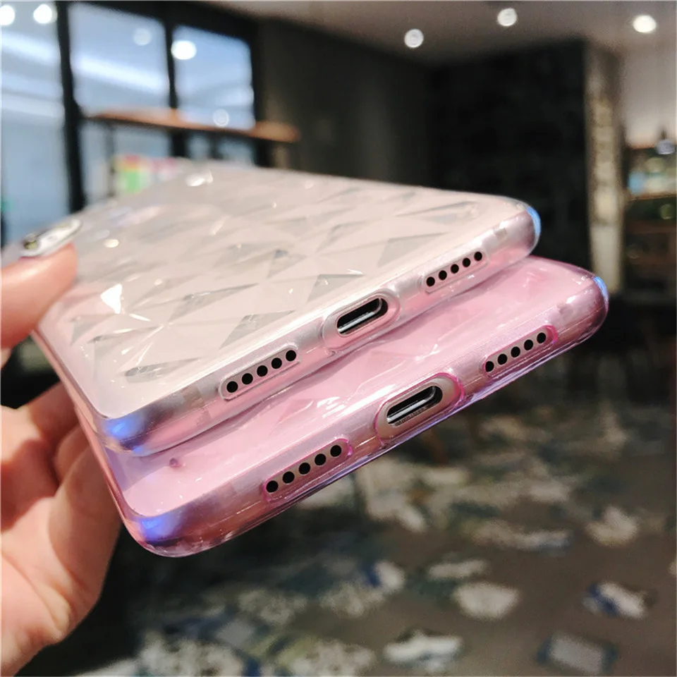 Для Xiaomi mi 8 SE A1 A2 Lite Pocophone F1 Red 6 6A Примечание 5 Plus Pro S2 4A 4X 3D прозрачные со стразами