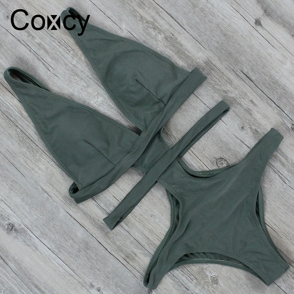 Coxcy Новый Для женщин пикантные Одна деталь Купальник Лето Купальники для малышек