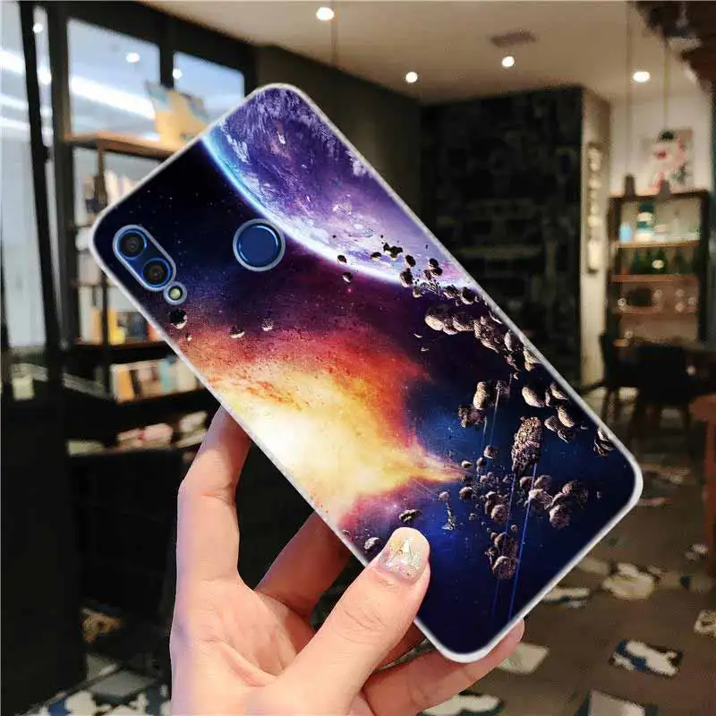 Мягкий силиконовый чехол для Huawei Honor 30 20 Pro 10 9 9X Lite 10i 9a 8a 7a 30s космос galaxy universe |
