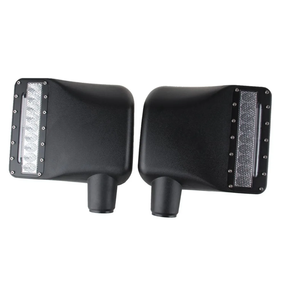 Для Jeep Wrangler JK фары 7 &quotLED + Halo 4&quot Противотуманные боковое зеркало заднего вида