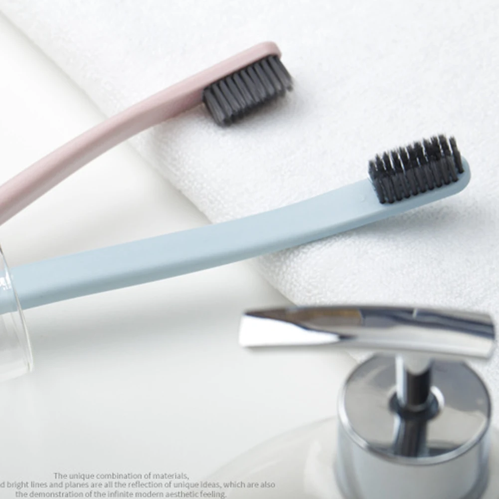 2 шт. зубная щетка бамбуковый уголь уход за полостью рта зубные щетки для взрослых