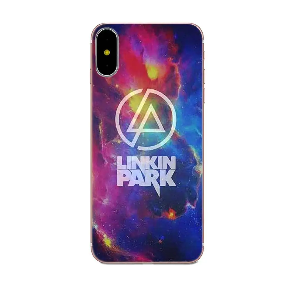 Мягкий ТПУ хипстерский чехол Rock Shox Linkin Park Band для Apple iPhone X XS Max XR 4 4S 5 5C 5S SE 6 6S 7 8