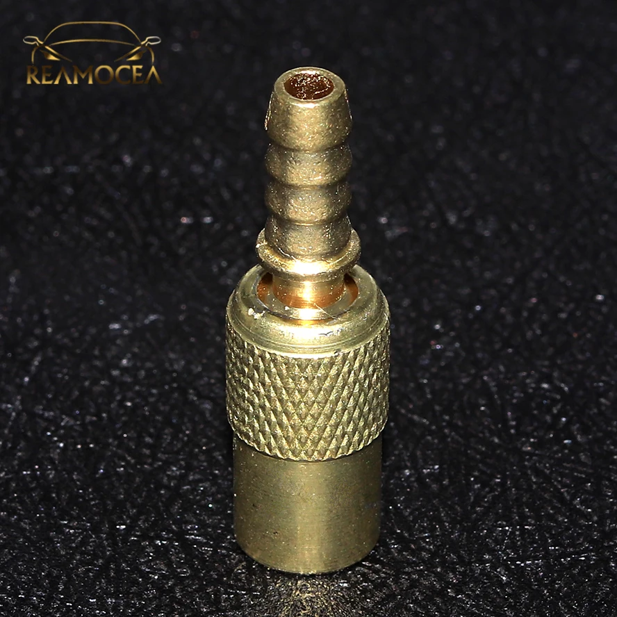 Reamocea 1PC 6mm Car Auto Zinc Alloy Tyre Wheel Tire Air Chuck Inflator Pump Valve Clip Clamp Connector Adapter