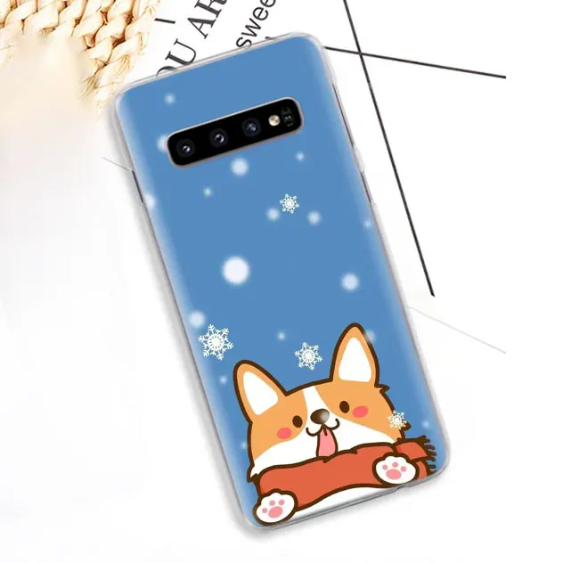 Чехол для телефона с изображением собаки корги Шиба ину s для samsung Galaxy S10e S10 Plus S8 S9 Plus S6 S7 Edge A40 A50 A70 M20 чехол - Цвет: 06