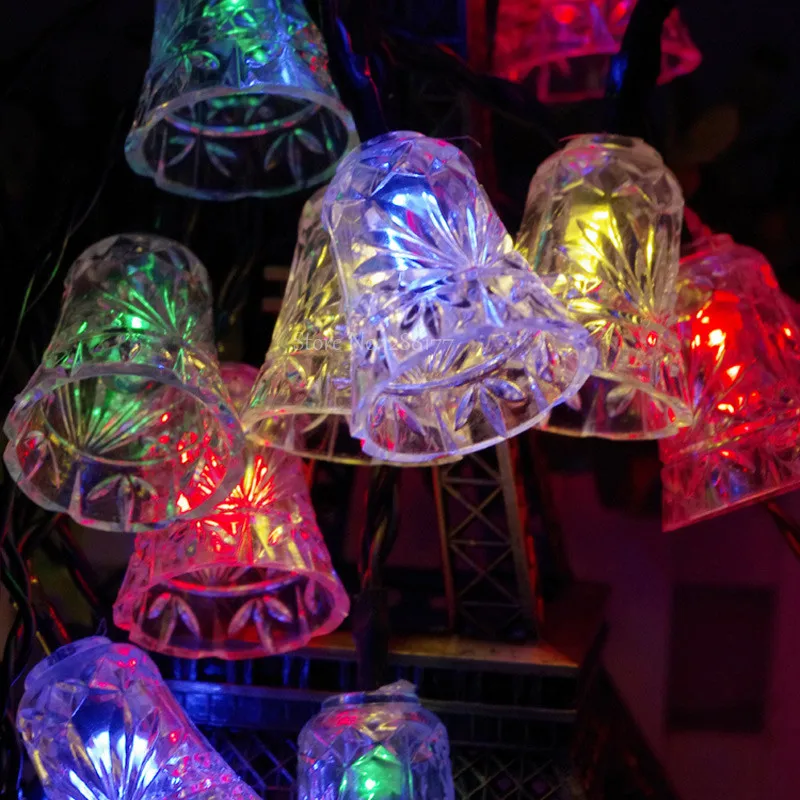 Светодиодная гирлянсветильник в виде колокольчиков 10 м 100 В переменного тока 220 |