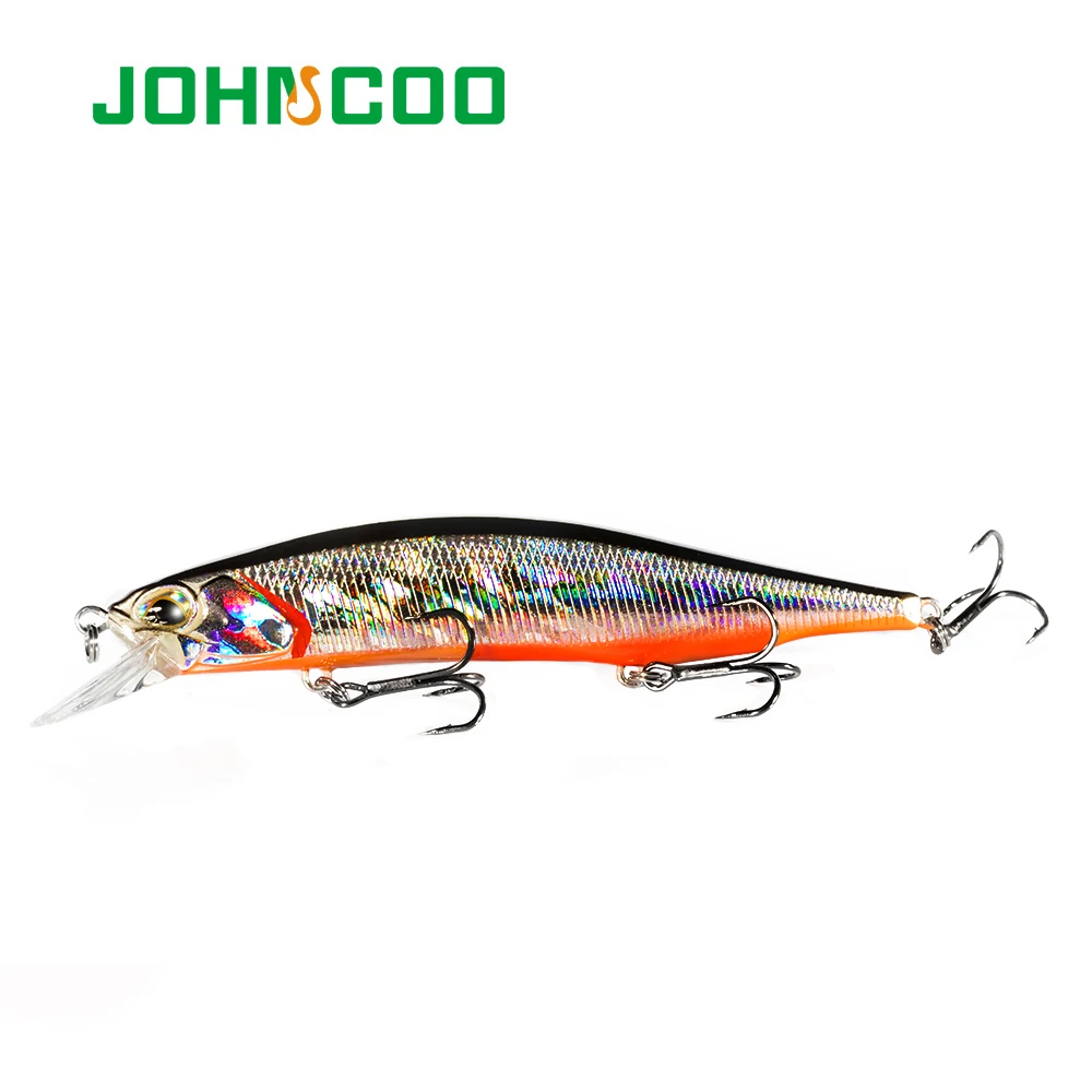 JOHNCOO 1 шт. гольян приманки 110 мм 16 8 г жесткий рыбалка Тонущая приманка 3D глаза