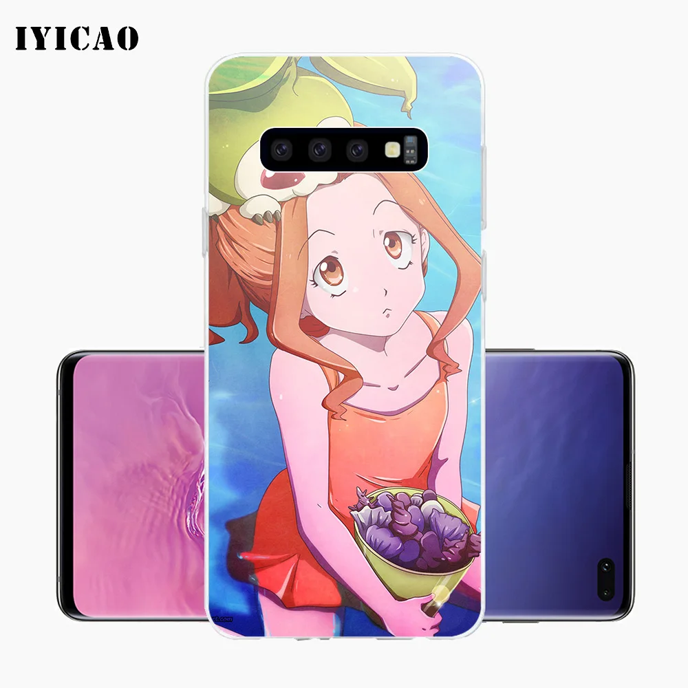 IYICAO мультяшный Цифровой Мягкий силиконовый чехол для телефона Samsung Galaxy S10e S10 S9 S8