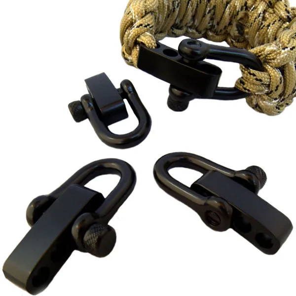 15 упаковок/партия браслеты из Паракорда с 4 отверстиями|shackle bracelet|pin braceletround bracelet |