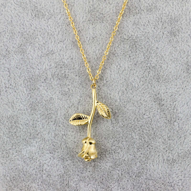 День Святого Валентина милый подарок розы себе Цепочки и ожерелья для Для женщин