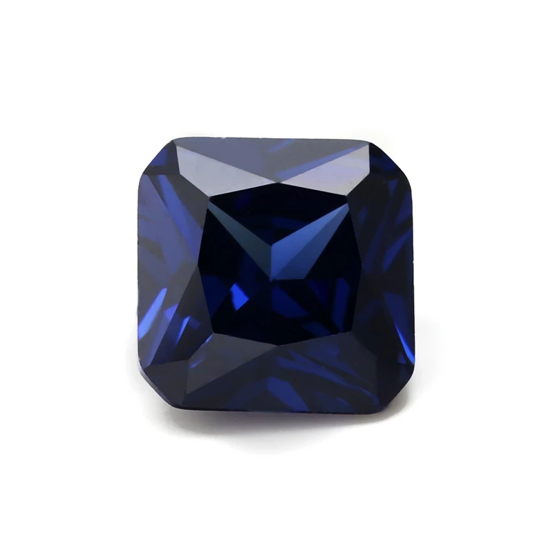 

Size 4*4~10*10mm Square Octangle Shape Princess Cut 5A Blue Zirconia Stone Synthetic Gems CZ stone For Jewelry