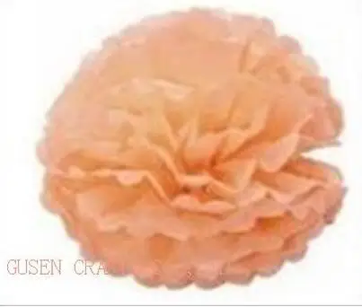 NO6 Peach Продвижение продаж Diy 1" 30 см 1 шт бумажные цветы целующийся шар Свадьба для домашней вечеринки на день рождения автомобиль декоративная ткань бумажные помпоны - Цвет: NO6 Peach