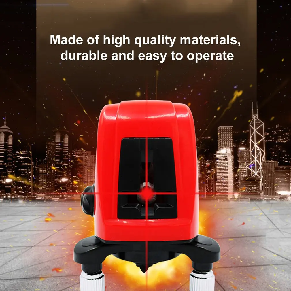 Портативные Лазерные уровни 2 линии инструмент выравнивания поворачивается на 360