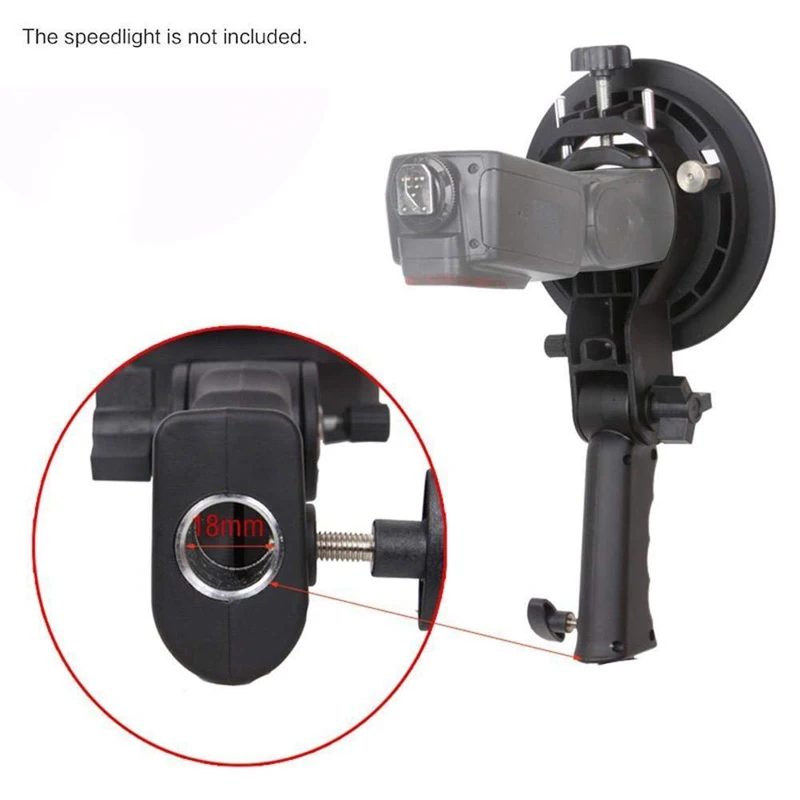 Фотография видео Bowens крепление s-типа кронштейн держатель+ ручка для Speedlite вспышка Snoot софтбокс красота блюдо Отражатель Зонтик