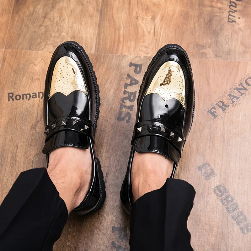 TOSJC/Модные Мужские модельные лоферы дышащая обувь без застежки в деловом стиле