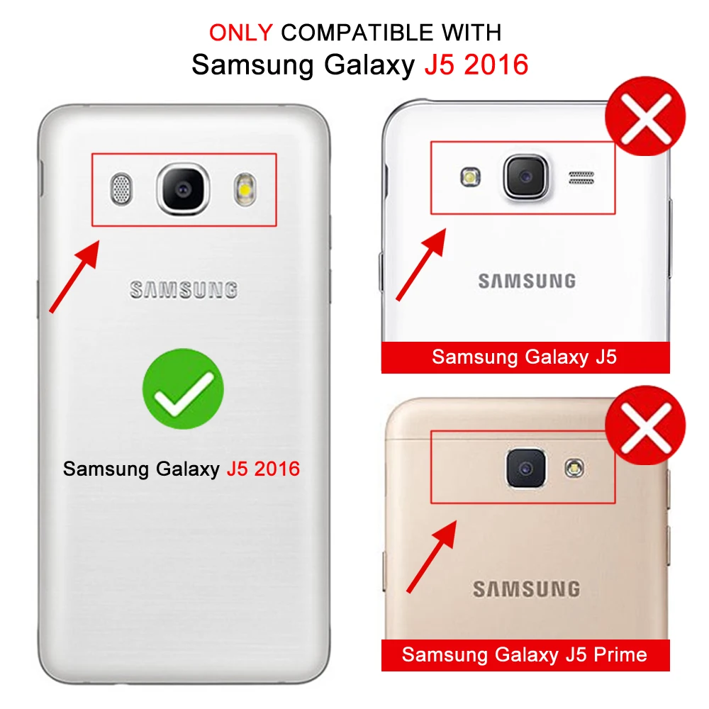 Магнитный Флип-кейс для Coque samsung J5 2016 кожаный чехол + силиконовый шелковый кошелек