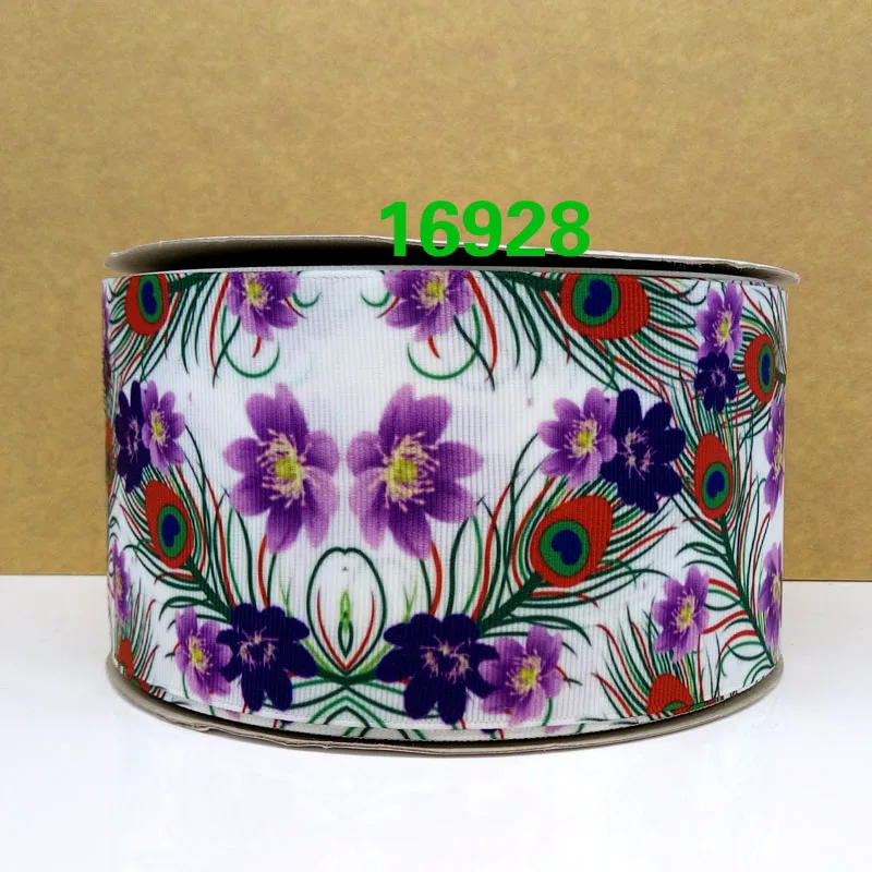 Бесплатная доставка 50 ярдов мультяшная печатная корсажная лента 16920|printed grosgrain