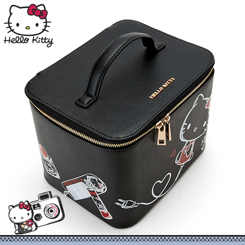 Коробка для хранения с героями мультфильмов Hello Kitty женская косметичка дорожная