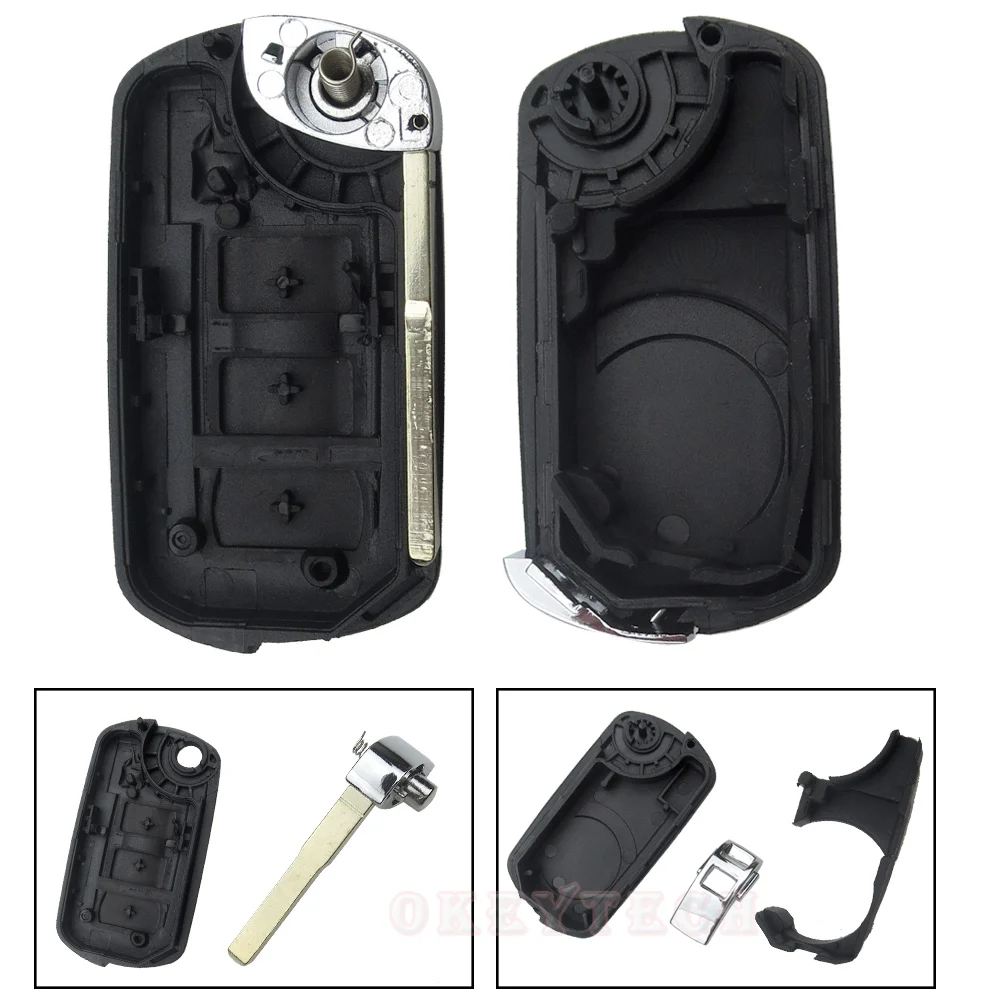 OkeyTech 3 кнопки для LAND ROVER Range Rover Sport LR3 открытие складной сменный пульт