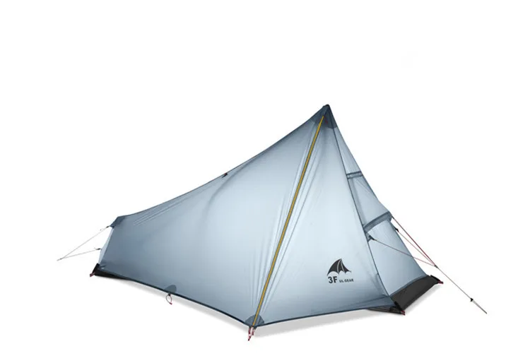 3F UL gear Oudoor Сверхлегкий кемпинговый тент 1 человек профессиональный 15D нейлоновый силиконовый бесшумный тент легкий кемпинговый снаряжение