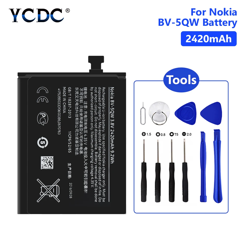 Высококачественная аккумуляторная батарея 2420 мАч для Nokia Lumia 930 929 + RM927 литиевая