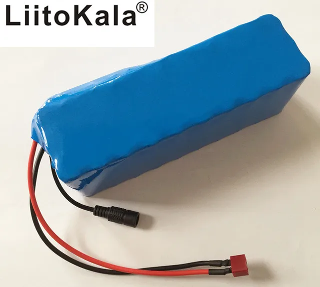 HK Liitokala 36V 6ah 500W 18650 литиевая батарея 8AH электрический велосипед с ПВХ корпусом для